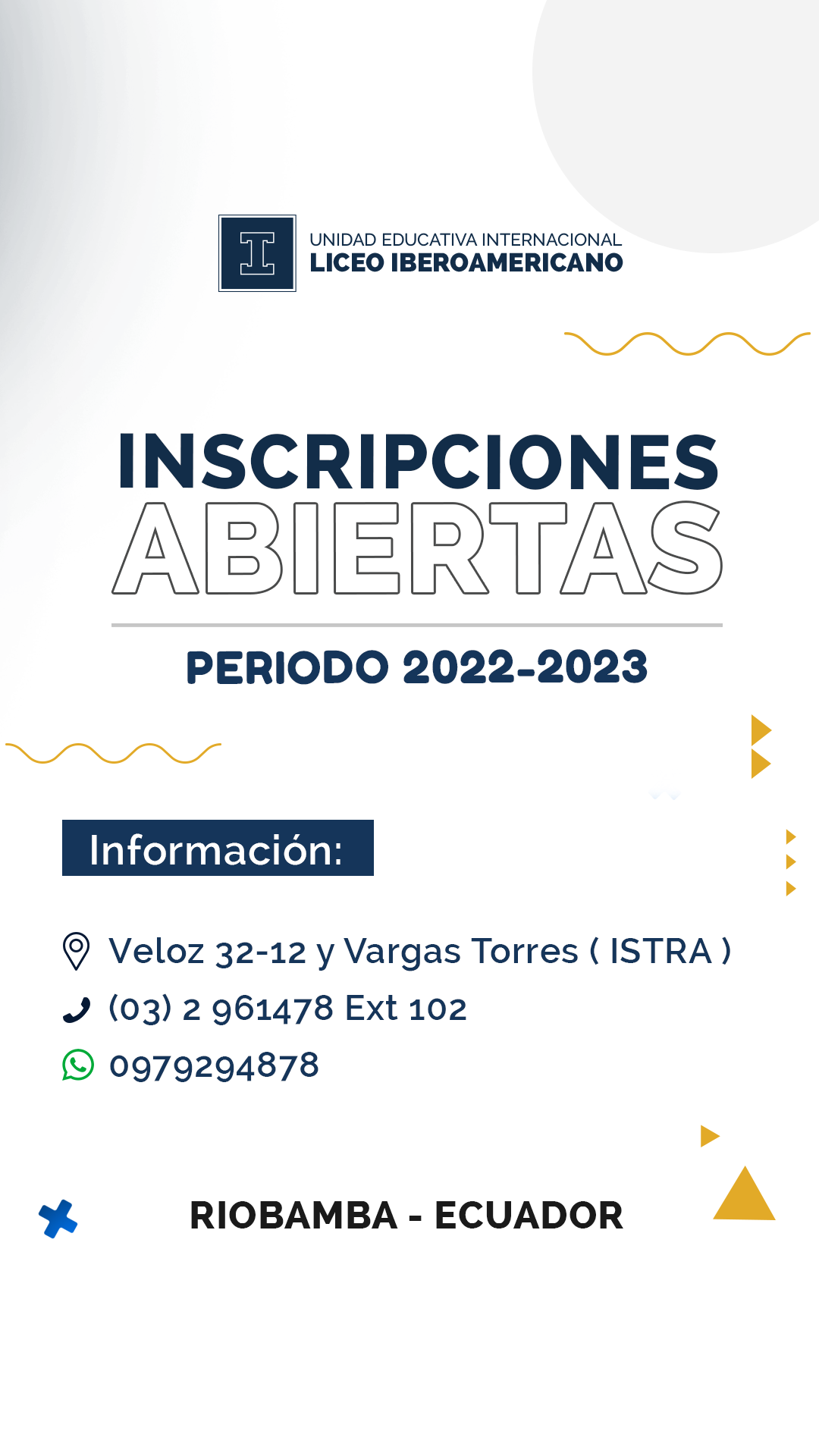 Inscripciones 2022